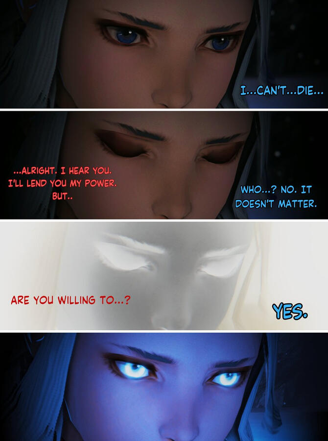 My life, my body, and my aether was a small price to pay. But Illumi's aether... It was an offer I couldn't afford to refuse. I'm sorry.